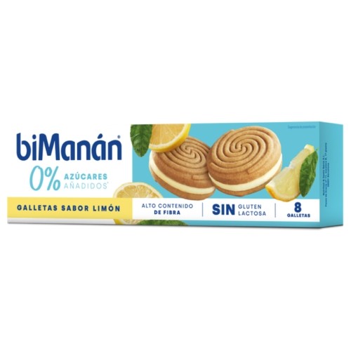 Bimanán Galletas Limón 0%...